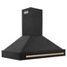 ZLINE 48" Autograph Black Stainless Wall Range Hood, BS655Z - 48 - G - Farmhouse Kitchen and Bath