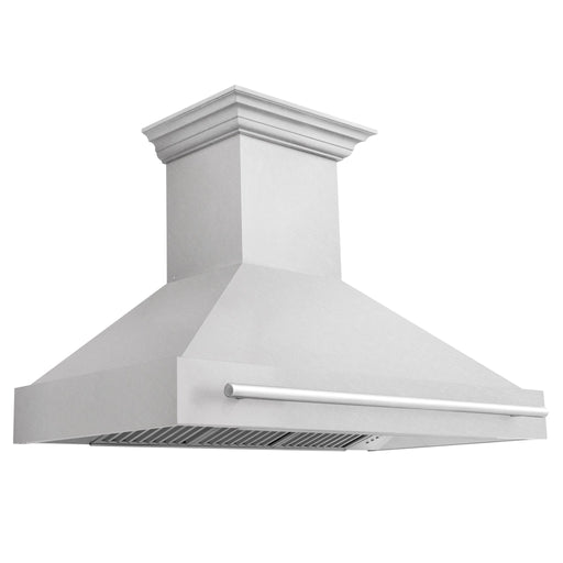 ZLINE 48" Autograph DuraSnow, Stainless Steel Wall Range Hood, 8654SNX - 48 - Farmhouse Kitchen and Bath