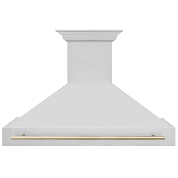 ZLINE 48" Autograph Stainless Wall Range Hood, 8654STZ - 48 - G - Farmhouse Kitchen and Bath