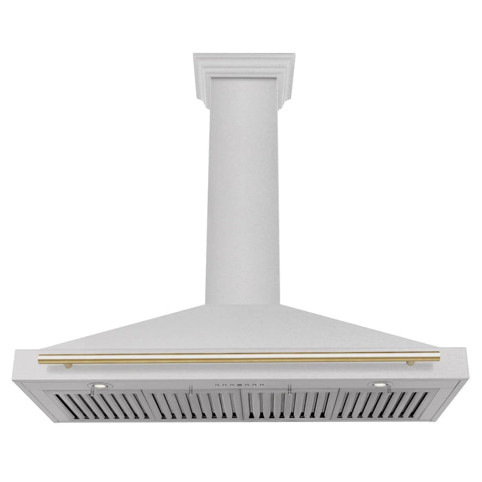 ZLINE 48" Autograph Stainless Wall Range Hood KB4SNZ - 48 - G - Farmhouse Kitchen and Bath