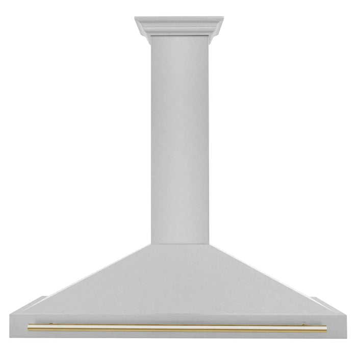 ZLINE 48" Autograph Stainless Wall Range Hood KB4SNZ - 48 - G - Farmhouse Kitchen and Bath