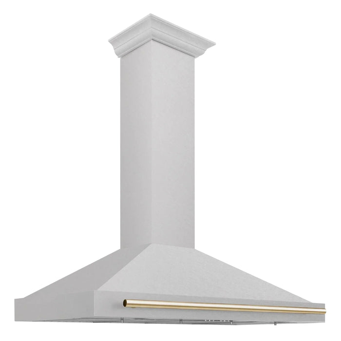 ZLINE 48" Autograph Stainless Wall Range Hood KB4SNZ - 48 - G - Farmhouse Kitchen and Bath