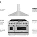 ZLINE 48" Bundle, Range RA48 & Wall Range Hood KB - 48, 2KP - RAWMRH48 - Farmhouse Kitchen and Bath