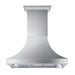 ZLINE 48" Designer Snow Stainless Finish Wall Range Hood, 8632S - 48 - Farmhouse Kitchen and Bath