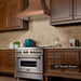 ZLINE 48" Hand - Hammered Copper Finish Wall Range Hood, 8632H - 48 - Farmhouse Kitchen and Bath