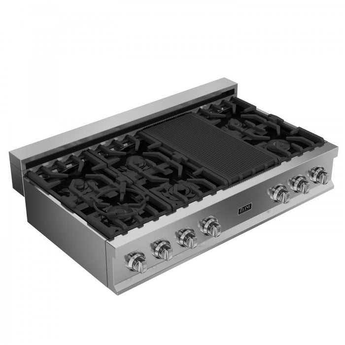 ZLINE 48 inch Rangetop with 7 Gas Burners, RT48 - Farmhouse Kitchen and Bath
