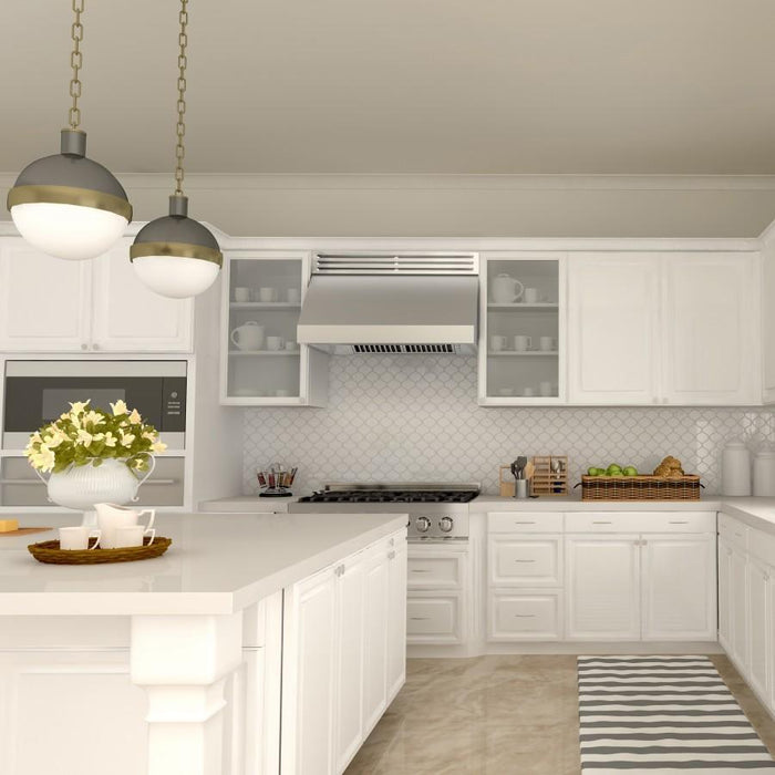 ZLINE 48" Recirculating Under Cabinet Stainless Range Hood, RK523 - 48 - Farmhouse Kitchen and Bath