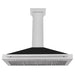 ZLINE 48" Stainless Range Hood Shell, Stainless Handle KB4SNX - BLM - 48 - Farmhouse Kitchen and Bath