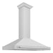 ZLINE 48" Stainless Steel Range Hood with Stainless Steel Handle KB4STX - 48 - Farmhouse Kitchen and Bath