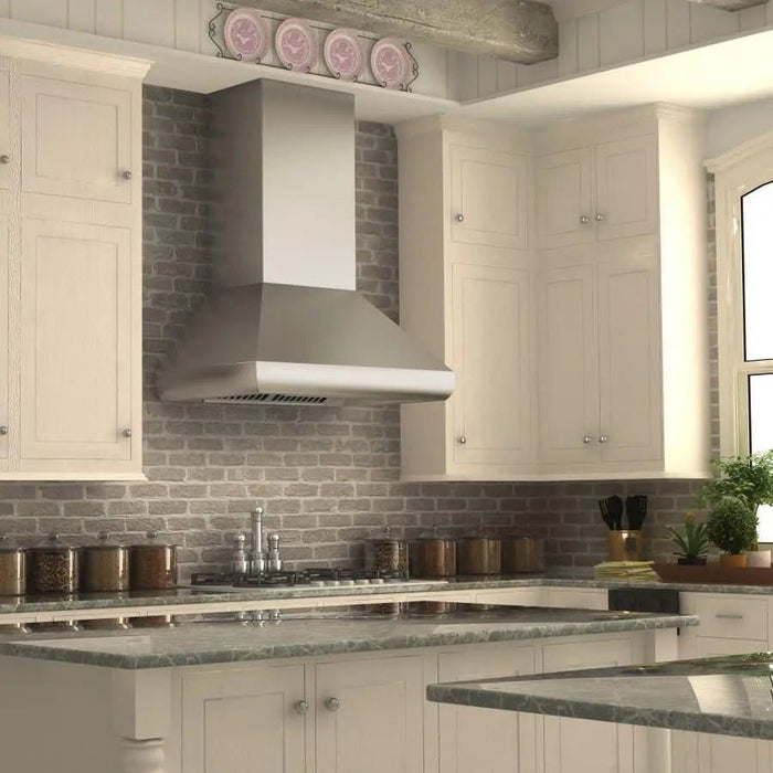 ZLINE 48" Stainless Steel Wall Range Hood 587 - 48 - Farmhouse Kitchen and Bath