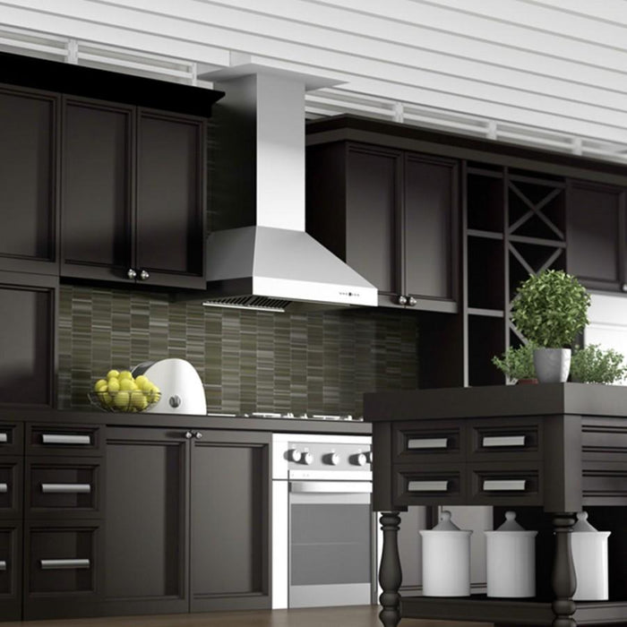 ZLINE 48" Stainless Steel Wall Range Hood, 697 - 48 - Farmhouse Kitchen and Bath