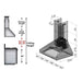 ZLINE 48" Stainless Steel Wall Range Hood, 697 - 48 - Farmhouse Kitchen and Bath