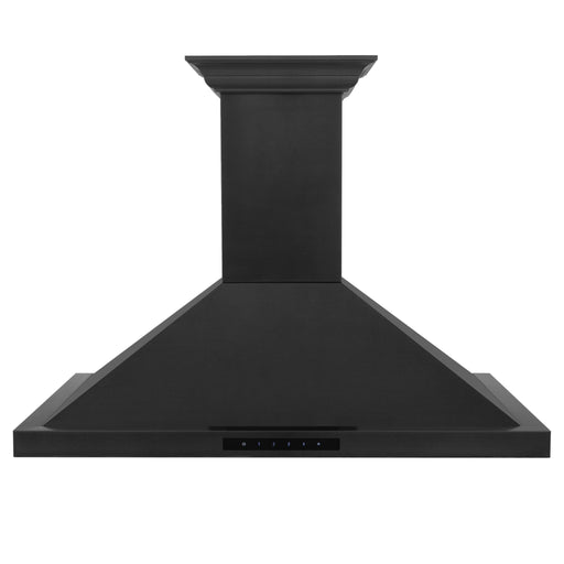 ZLINE 48" Wall Black Stainless Range Hood, Crown Speaker, BSKBNCRN - BT - 48 - Farmhouse Kitchen and Bath