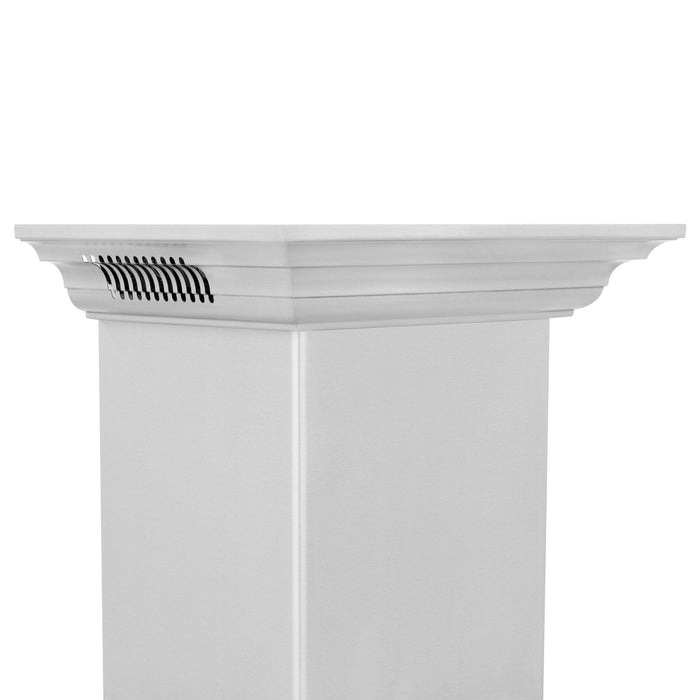 ZLINE 48" Wall Stainless Range Hood, Bluetooth Speakers, KN4CRN - BT - 48 - Farmhouse Kitchen and Bath