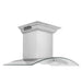 ZLINE 48" Wall Stainless Range Hood, Bluetooth Speakers, KN4CRN - BT - 48 - Farmhouse Kitchen and Bath