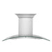 ZLINE 48" Wall Stainless Range Hood, Bluetooth Speakers, KN4CRN - BT - 48 - Farmhouse Kitchen and Bath