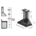ZLINE 48" Wooden Wall Range Hood in Walnut, KBRR - 48 - Farmhouse Kitchen and Bath