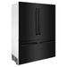 ZLINE 60" 32.2 cu. ft. Built - In 4 - Door French Door Refrigerator with Internal Water and Ice Dispenser in Black Stainless Steel RBIV - BS - 60 - Farmhouse Kitchen and Bath