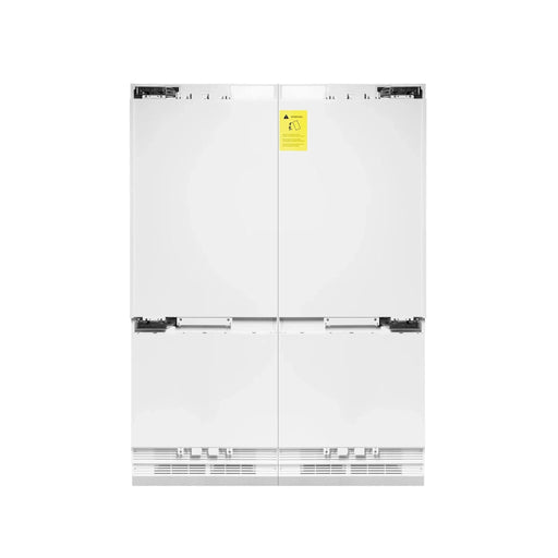ZLINE 60" 32.2 cu. Ft. Panel Ready Built - In 4 - Door French Door Refrigerator with Internal Water and Ice Dispenser RBIV - 60 - Farmhouse Kitchen and Bath