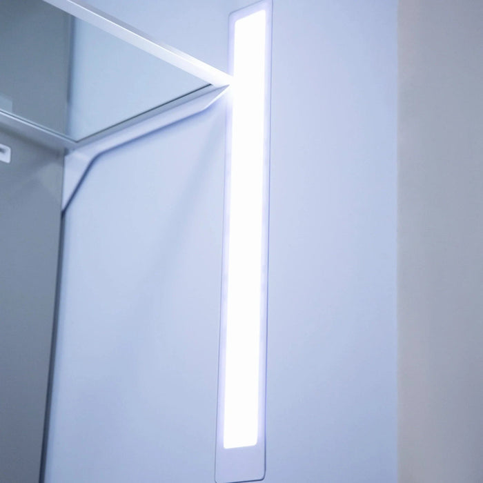 ZLINE 60" Autograph 32.2 cu. ft. 4 - Door French Door Fridge Water/Ice Dispenser Stainless Steel Champagne Bronze Accents RBIVZ - 304 - 60 - CB - Farmhouse Kitchen and Bath