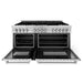 ZLINE 60" Professional Dual Fuel Range In Stainless Steel, RA60 - Farmhouse Kitchen and Bath