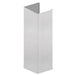 ZLINE 61 In. Snow Finished Stainless Steel Chimney Extension For Ceilings Up To 12.5 Ft. (8KN4S - E) - Farmhouse Kitchen and Bath