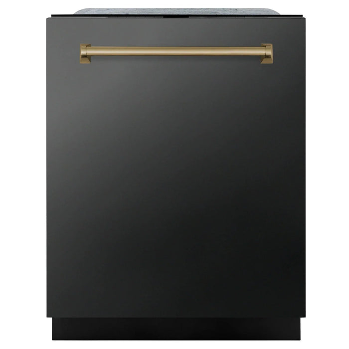 ZLINE Autograph Edition 24" Dishwasher Black Stainless, DWMTZ - BS - 24 - CB - Farmhouse Kitchen and Bath