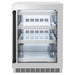 ZLINE Autograph Edition 24 in. Touchstone 151 Can Beverage Fridge With Stainless Steel Glass Door And Matte Black Handle RBSOZ - GS - 24 - MB - Farmhouse Kitchen and Bath