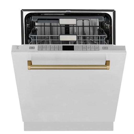 ZLINE Autograph Edition 24" Tall Tub Dishwasher DWMTZ - 304 - 24 - CB - Farmhouse Kitchen and Bath