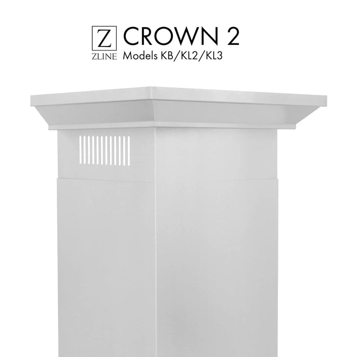 ZLINE Crown Molding #2 for Wall Range Hoods, CM2 - KB/KL2/KL3 - Farmhouse Kitchen and Bath
