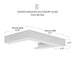 ZLINE Crown Molding Profile 5 for Wall Mount Range Hood CM5 - KB - 304 - Farmhouse Kitchen and Bath