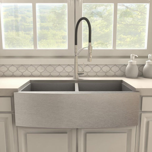 ZLINE Da Vinci Kitchen Faucet DAV - KF - BN - Farmhouse Kitchen and Bath