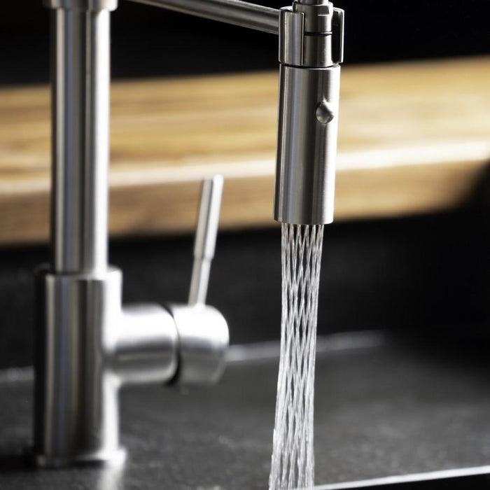 ZLINE Dante Kitchen Faucet in Brushed Nickel, DNT - KF - BN - Farmhouse Kitchen and Bath