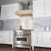 ZLINE 36" Remote Blower Wooden Wall Range Hood, 681M-RD-36 - Farmhouse Kitchen and Bath