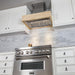 ZLINE 36" Remote Blower Wooden Wall Range Hood, 681M-RD-36 - Farmhouse Kitchen and Bath