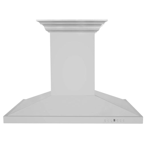 Zline Island Mount Range Hood in Stainless Steel with Built - in ZLINE CrownSound™ Bluetooth Speakers GL2iCRN - BT - 42 - Farmhouse Kitchen and Bath