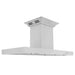 Zline Island Mount Range Hood in Stainless Steel with Built - in ZLINE CrownSound™ Bluetooth Speakers KE2iCRN - BT - 48 - Farmhouse Kitchen and Bath