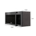 ZLINE Over Range Microwave, Black Stainless MWO - OTR - H - 30 - BS - Farmhouse Kitchen and Bath