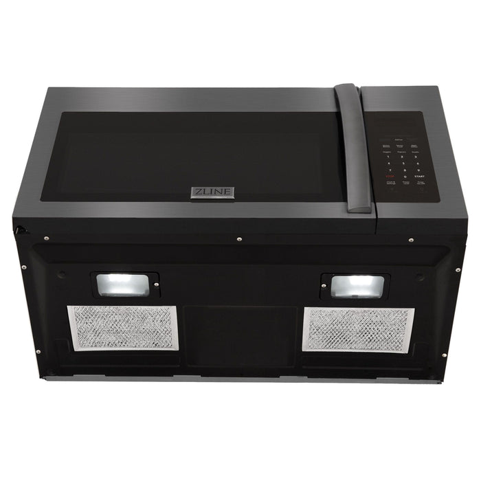 ZLINE Over The Range Microwave Oven, Black Stainless, MWO - OTR - 30 - BS - Farmhouse Kitchen and Bath