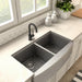 ZLINE Renoir Kitchen Faucet in Electric Matte Black, REN - KF - MB - Farmhouse Kitchen and Bath
