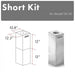 ZLINE Short Kit for Ceilings Under 8' ISLAND, SK - GL14i - Farmhouse Kitchen and Bath