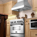 ZLINE 48" Remote Dual Blower Stainless Wall Range Hood, 687-RD-48 - Farmhouse Kitchen and Bath