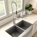 ZLINE Van Gogh Kitchen Faucet in Brushed Nickel, VNG - KF - BN - Farmhouse Kitchen and Bath