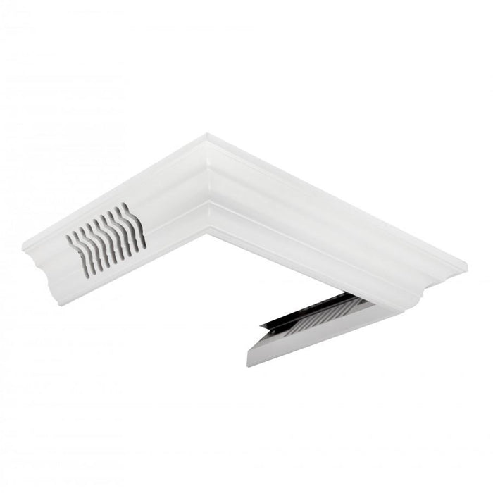 ZLINE Vented Crown Molding Profile 6 for Wall Mount Range Hood CM6V - 300T - Farmhouse Kitchen and Bath